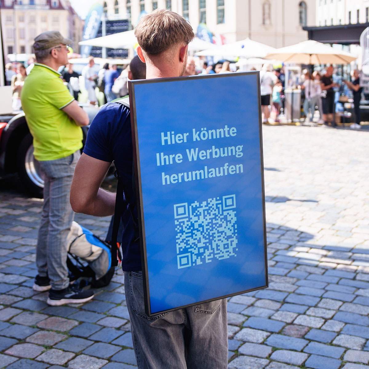 Ansicht des Rucksacks von hinten - Promotion Rucksack
